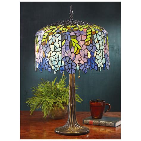 franklin mint tiffany-style wisteria replica table lamp|18 Wisteria Tiffany Lamp, Tiffany Wisteria, Studios Glass  .